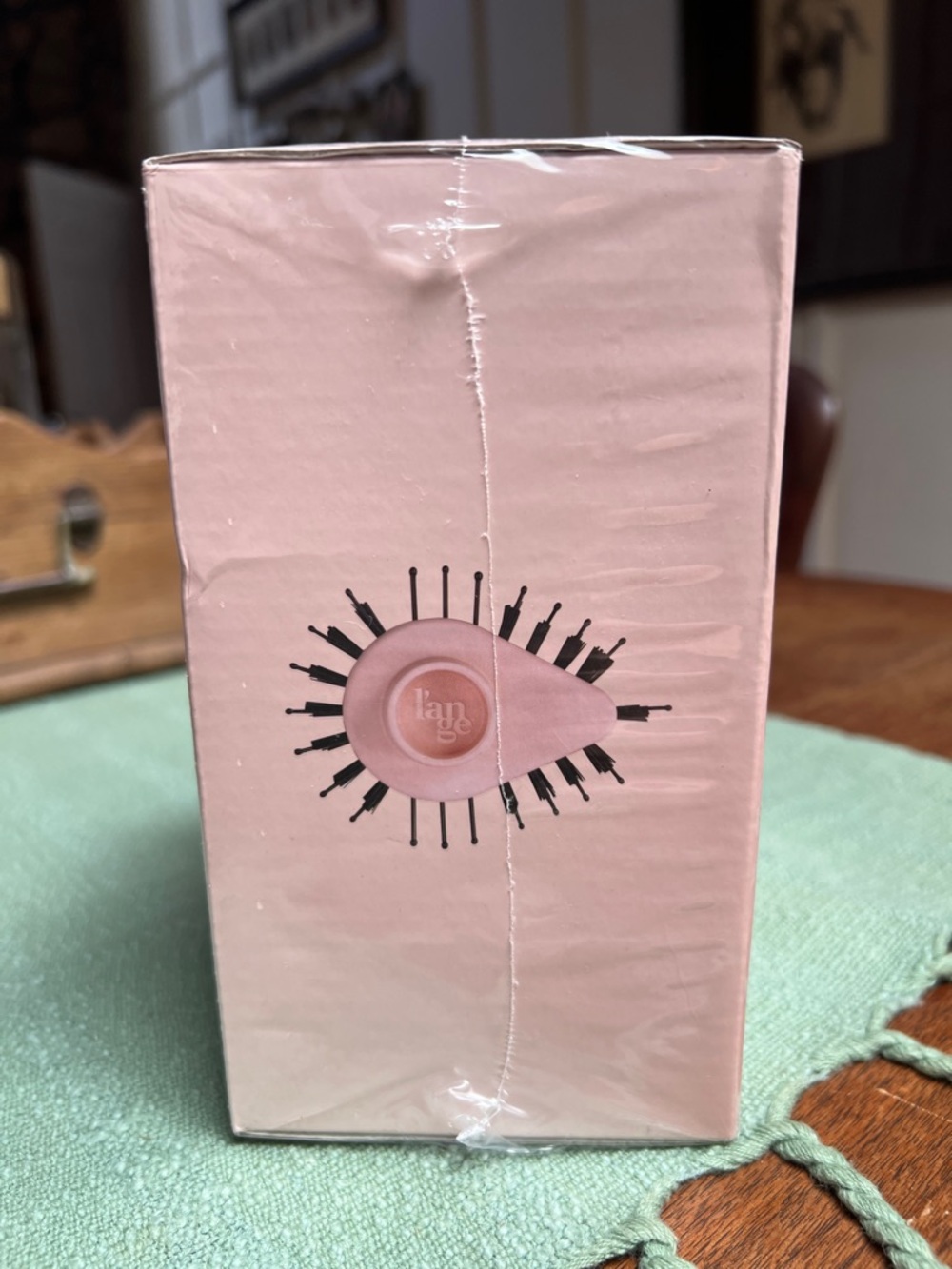 NWT L'ange Pink 2-in-1 Teardrop Brush Dryer Attachment Barrel - Picture 4 of 5